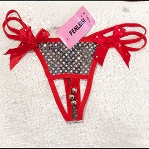 Hot G-String Sexy Design Small Bells Underwear